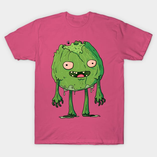 Stinky Cabbage Monster T-Shirt by striffle